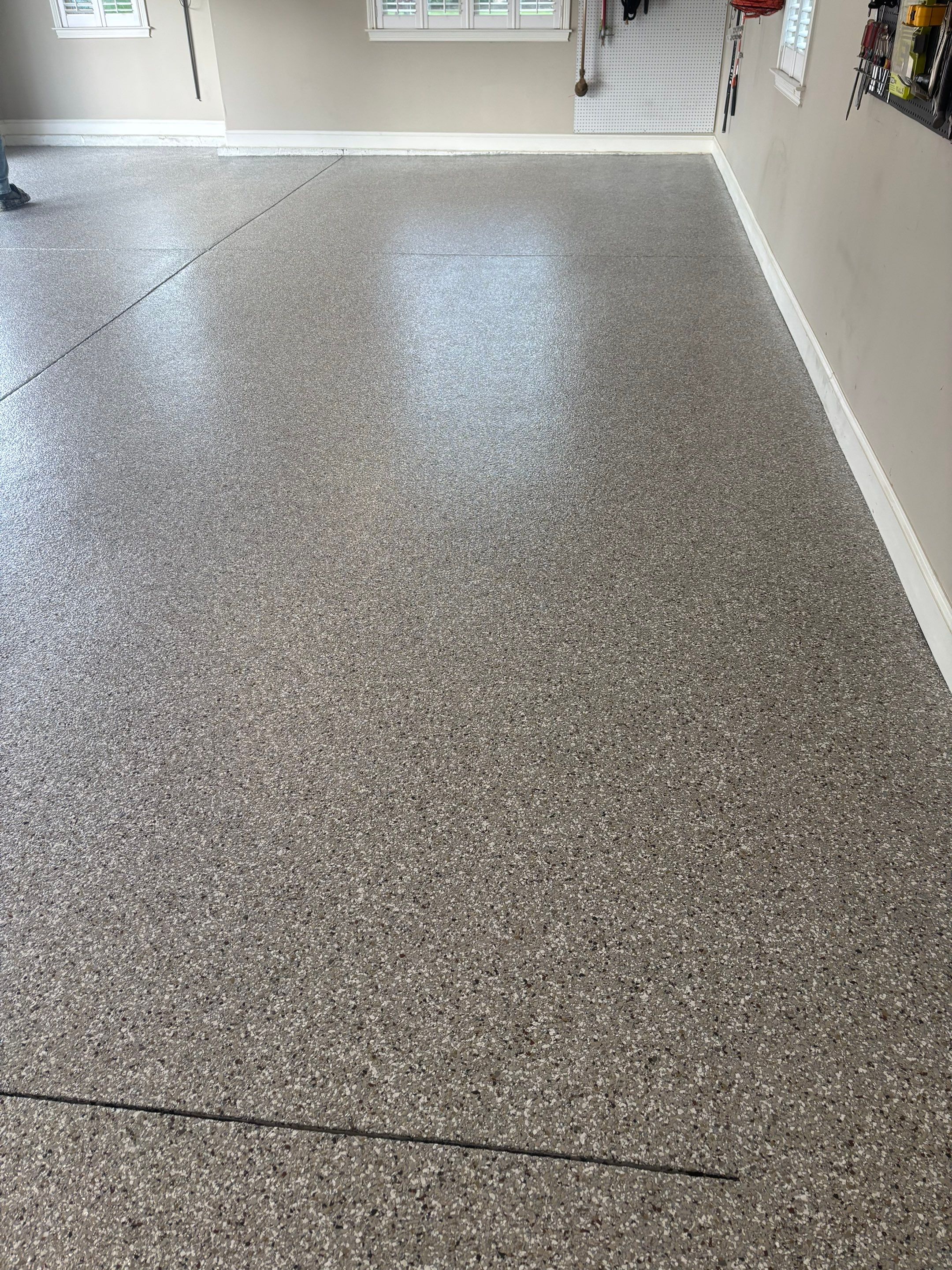 Garage using Creekbed by Elite Floor Solutions