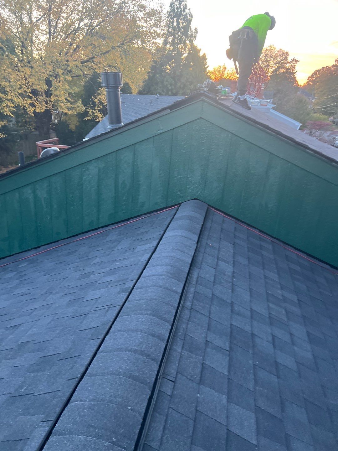 Arlington: Residential Roof Replacement with CertainTeed Landmark Pro Designer Shingles in Max Def Charcoal Black by RM Banning, Inc.