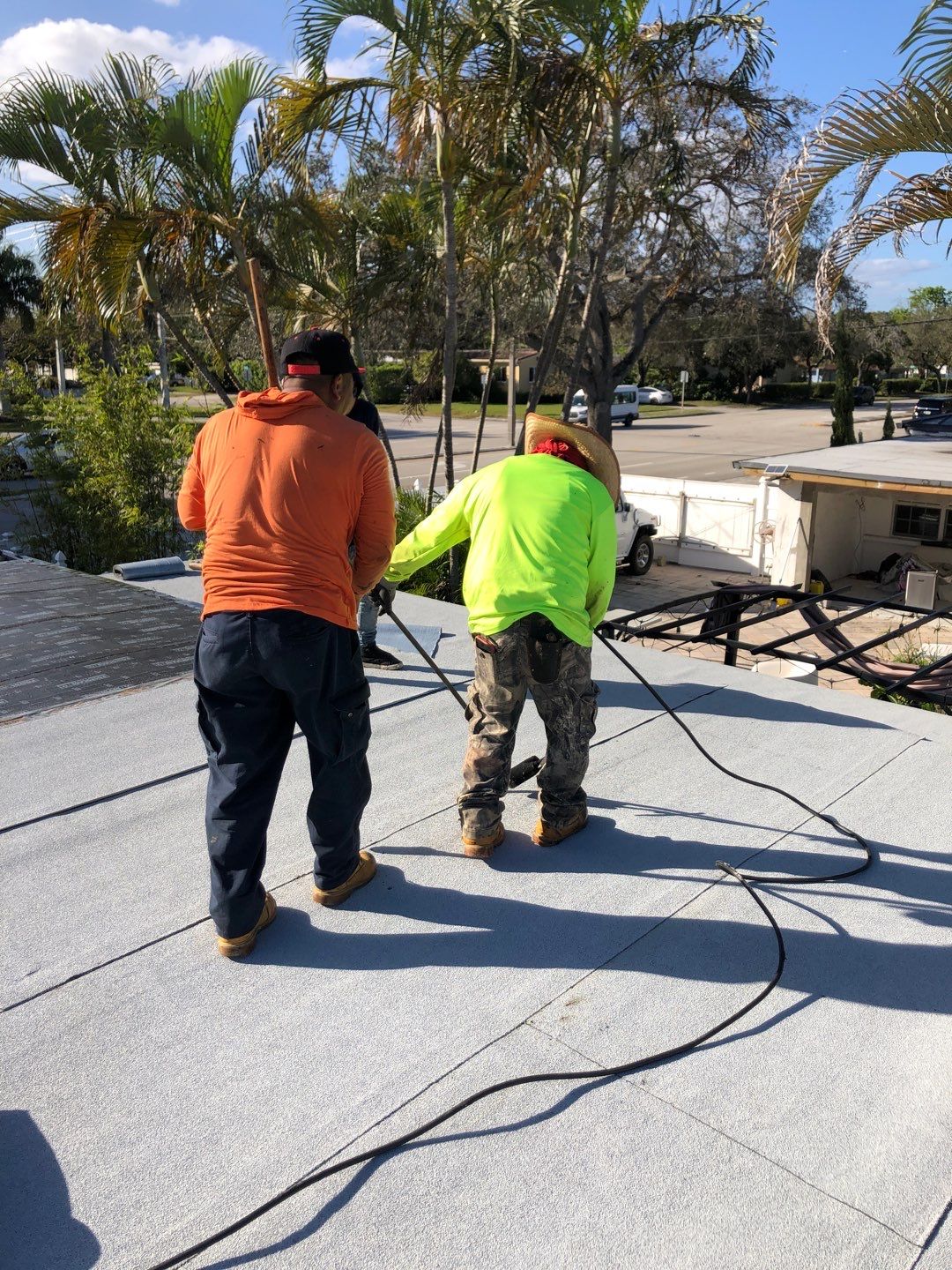 Residential Re-Roof using Polyglass Self-Adhered Flat Deck by First Due Roofing