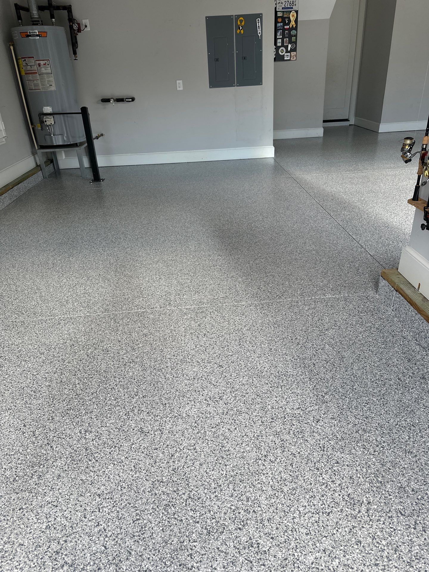 Garage Floor Coating using Gravel by My Garage Floor Guys