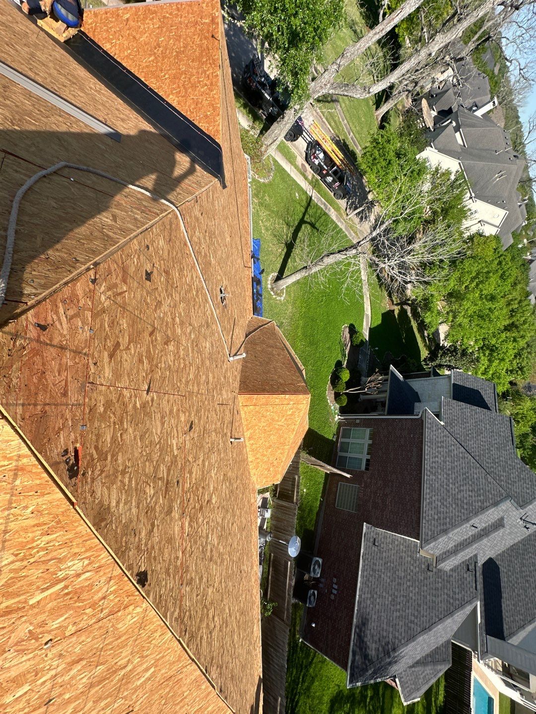 Residential Roofing Installation using Owen's Corning Duration (Lifetime) Shingles by Roof Repair Company