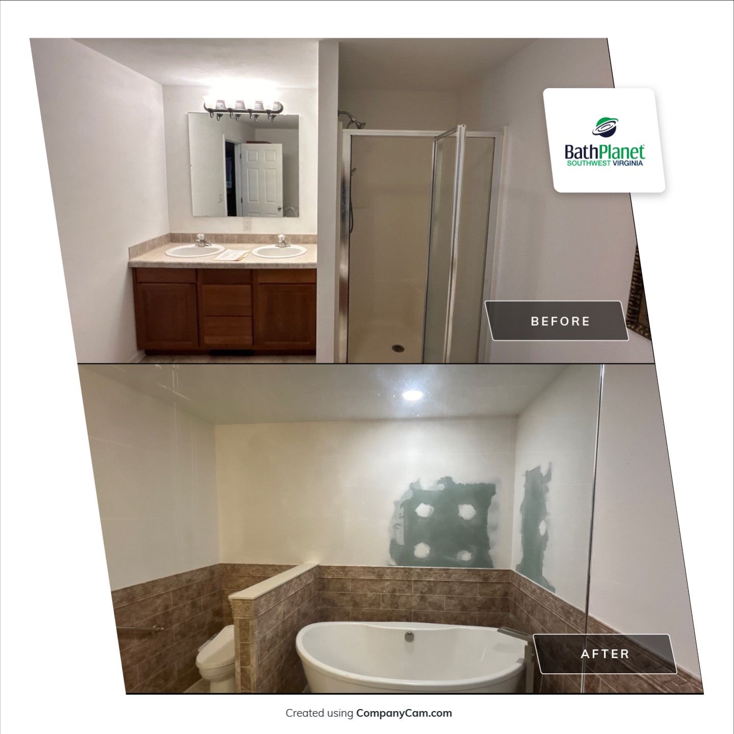 Full Bathroom Remodel by BathPlanet SW Virginia