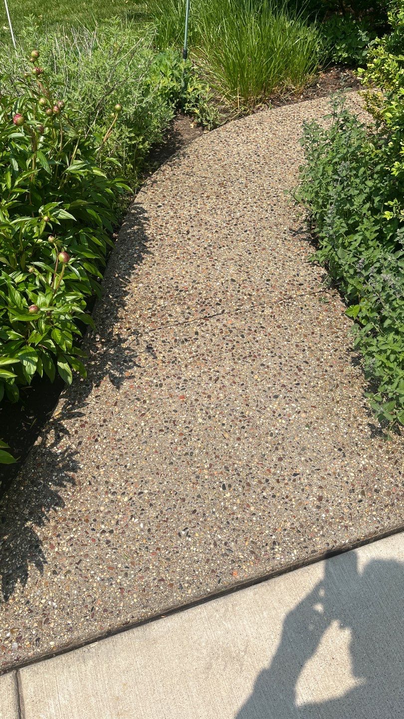 Northbrook, IL aggregate strip and re seal by Northern Power Washing LLC.