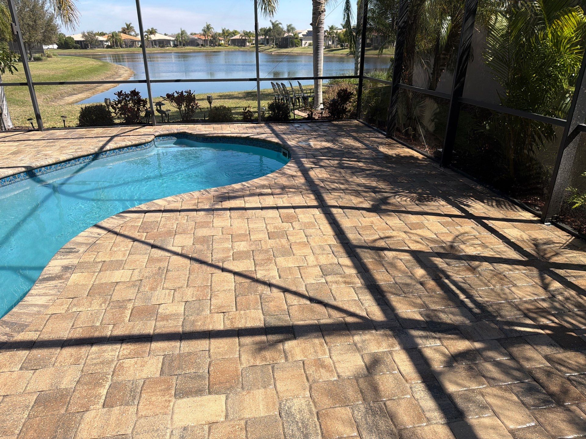 Valencia Lakes Pool Deck Paver Sealing and Restoration by Supreme Paver Experts
