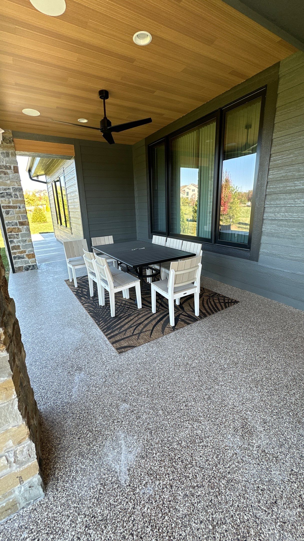 Check out how much a difference a new flake floor can make  by Banner Garage