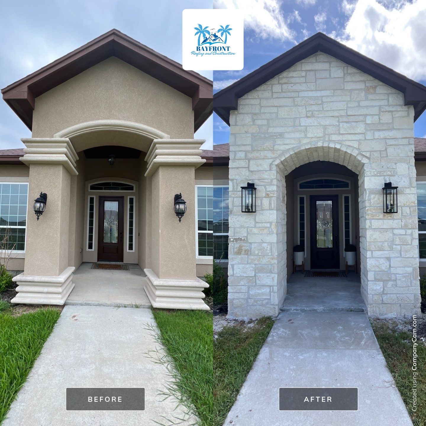 Stucco by Bayfront Roofing and Construction