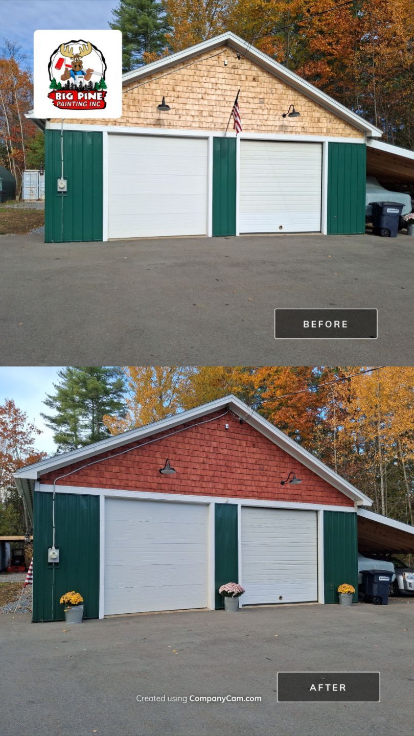 Garage Staining by Big Pine Panting Inc
