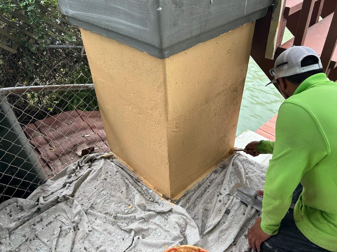 Waterfront Stucco Remastered by Bayfront Roofing and Construction
