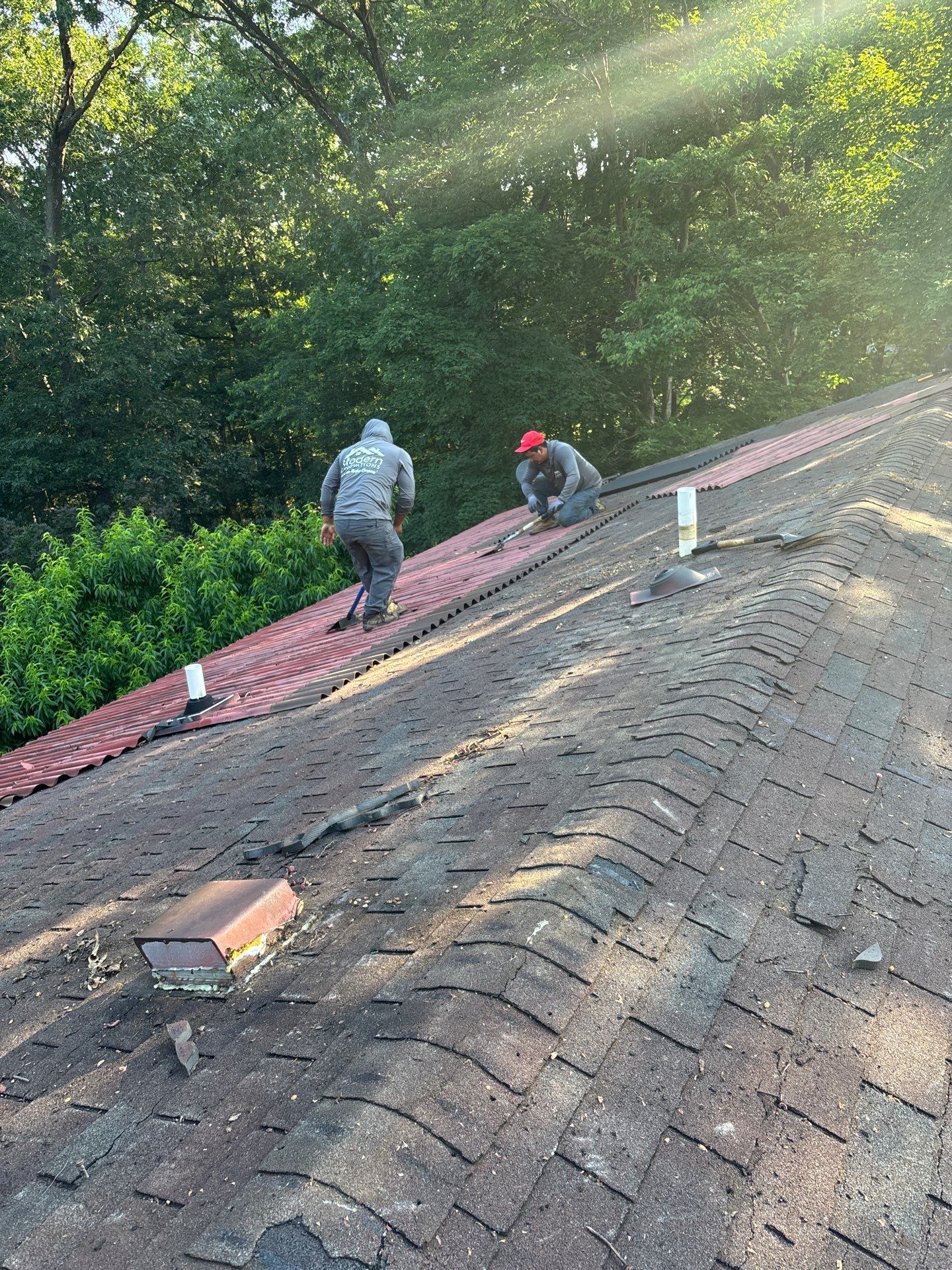 Roof Replacement - Landmark PRO Red Oak by Winchester Roofing