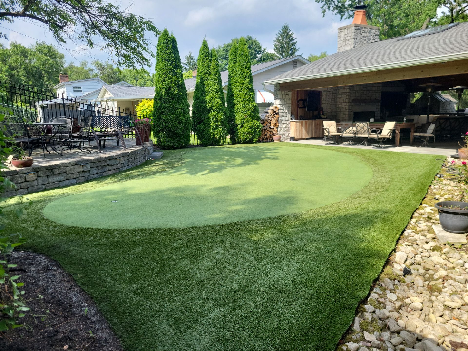 Residential Putting Green Maintenance in Columbus by Southwest Greens Midwest