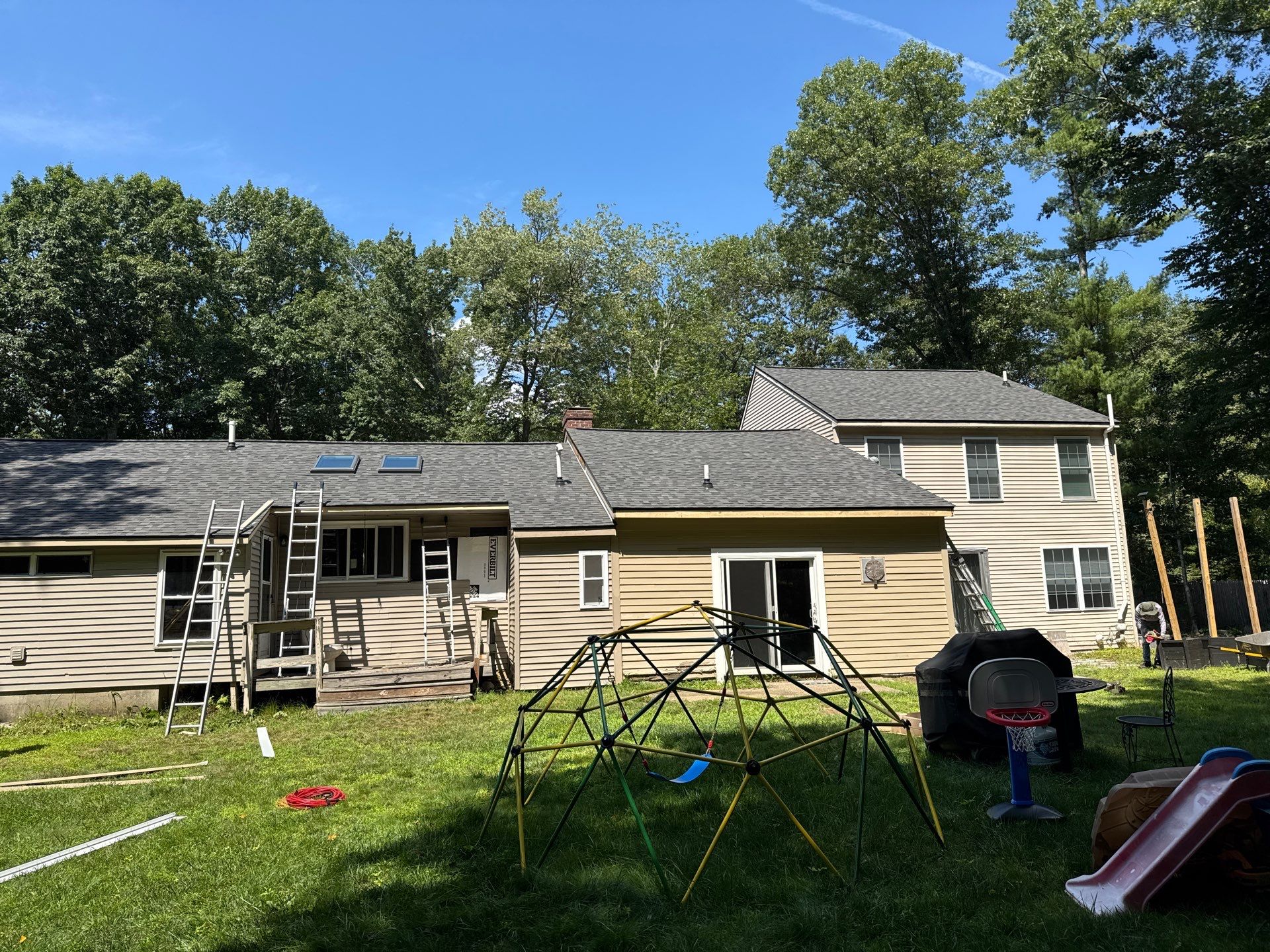 Full Roof Replacement & Fascia Upgrade on High Street in Stratham, NH by Compass exteriors
