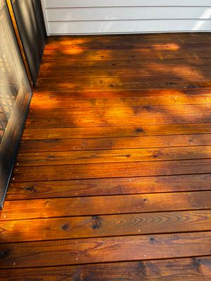 Deck using Wood Sealant