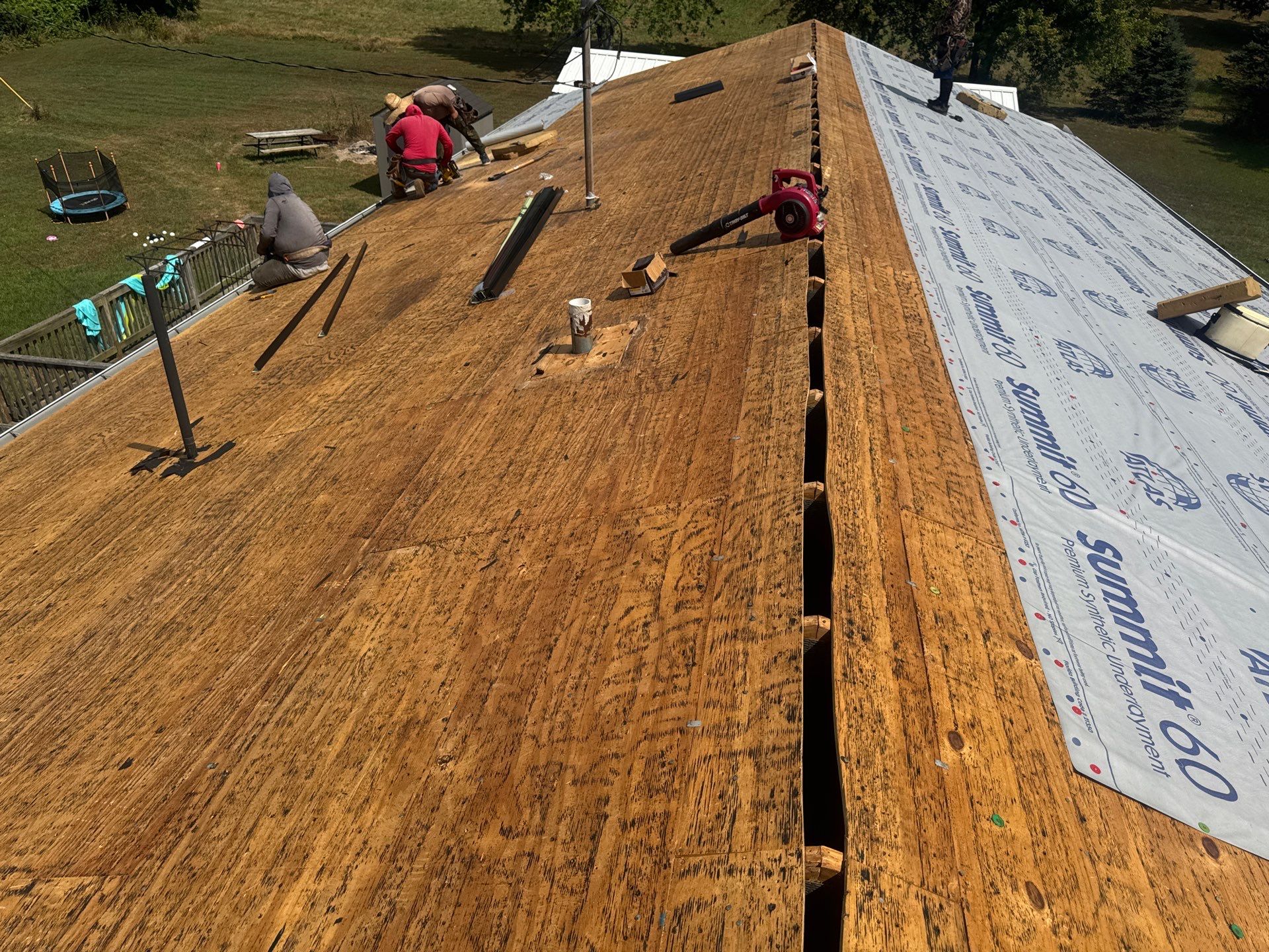 Residential Roofing & Downspouts Install  by Titan Commercial & Residential Roofing 