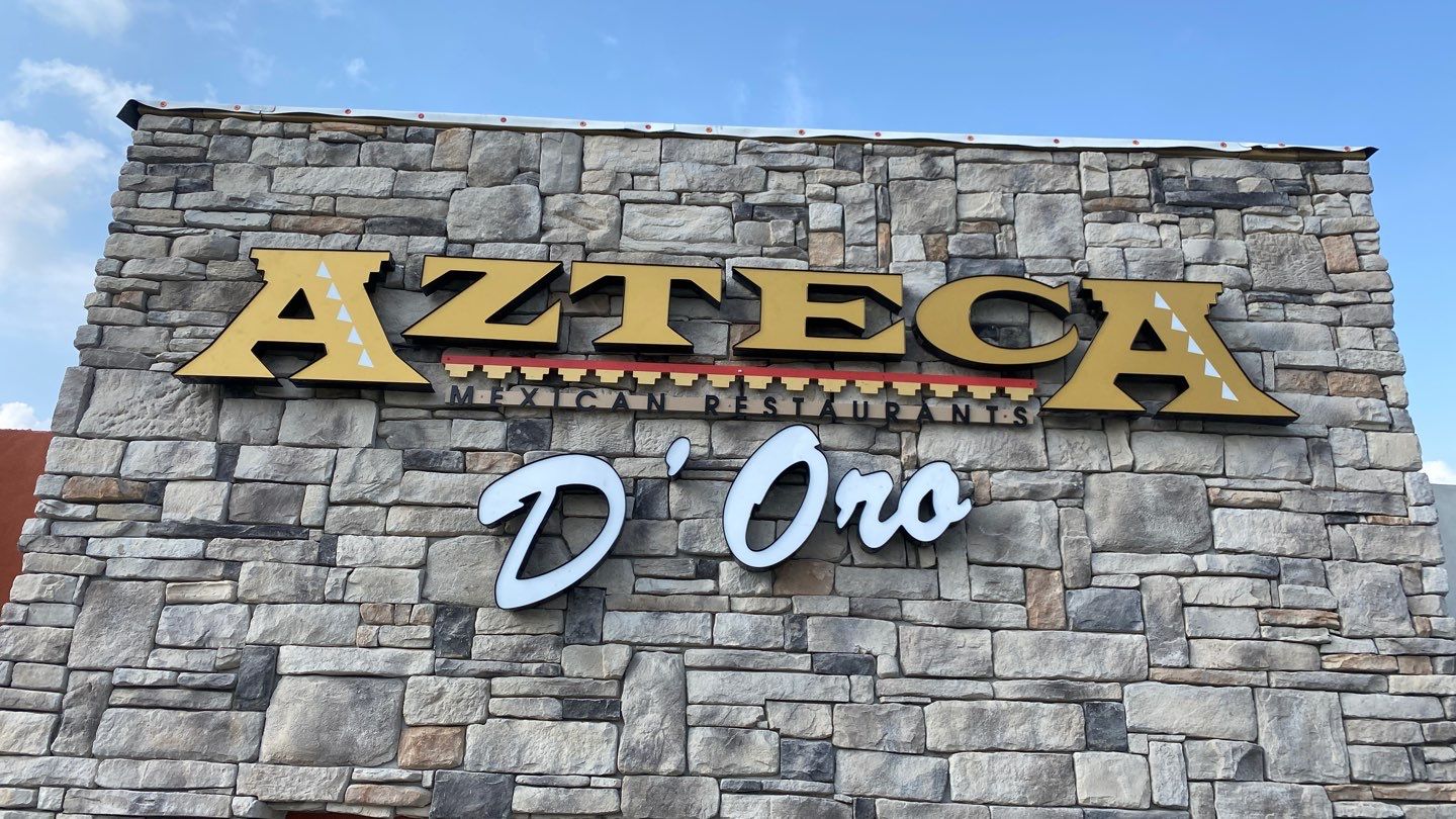  Azteca, Orlando Channel Letters Flush Mounted by SignCrafters