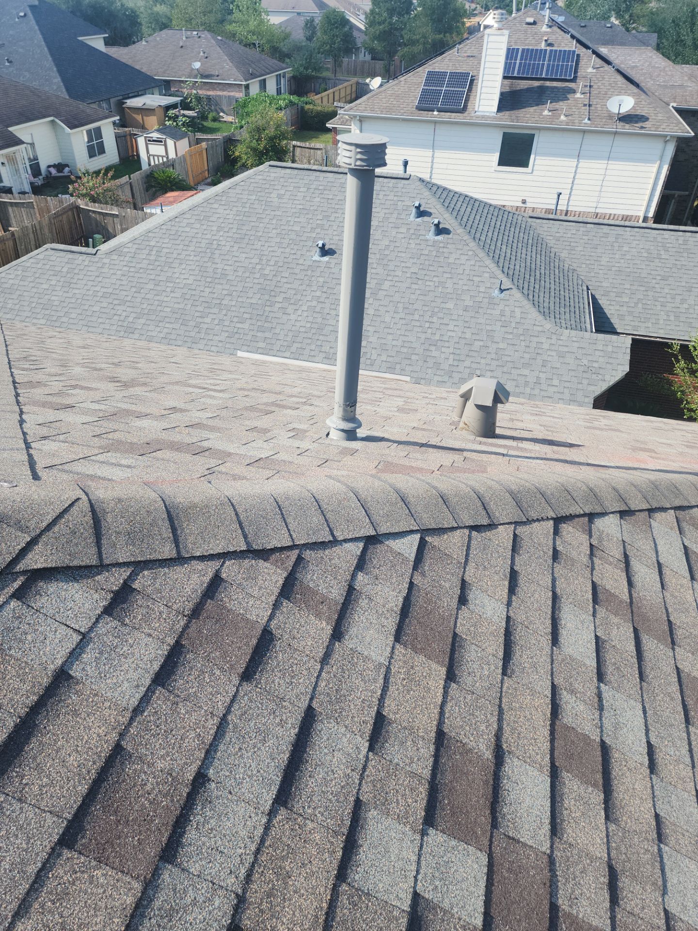 Residential Roofing Installation using Owen's Corning Duration (Lifetime) Shingles by Roof Repair Company