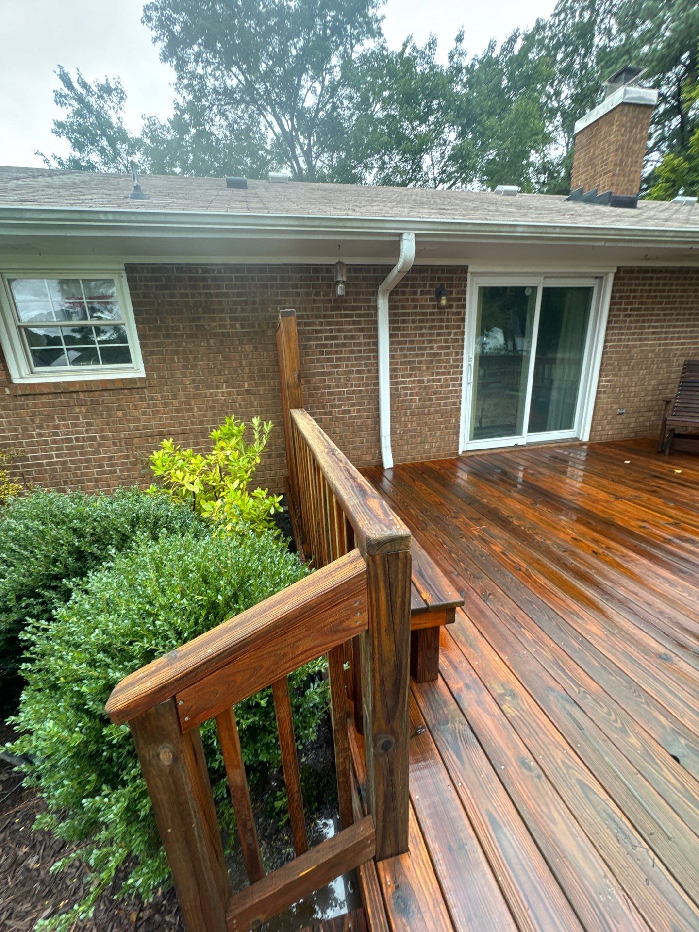 Weathered Deck and Swing using Wood Sealant by DuraSeal