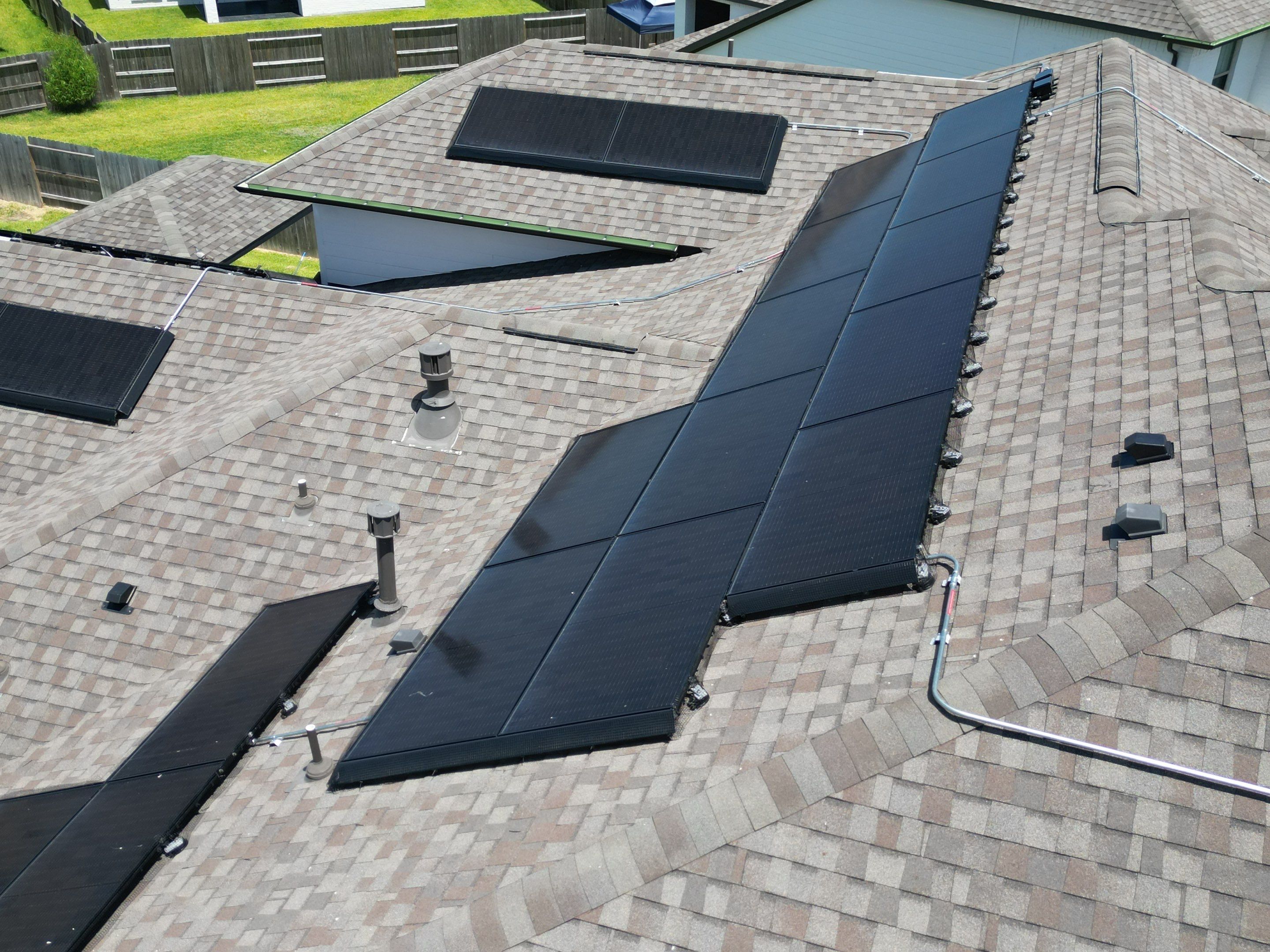 Solar Panel Cleaning and Mesh Guard Installation in Cypress by Zeal Power Washing