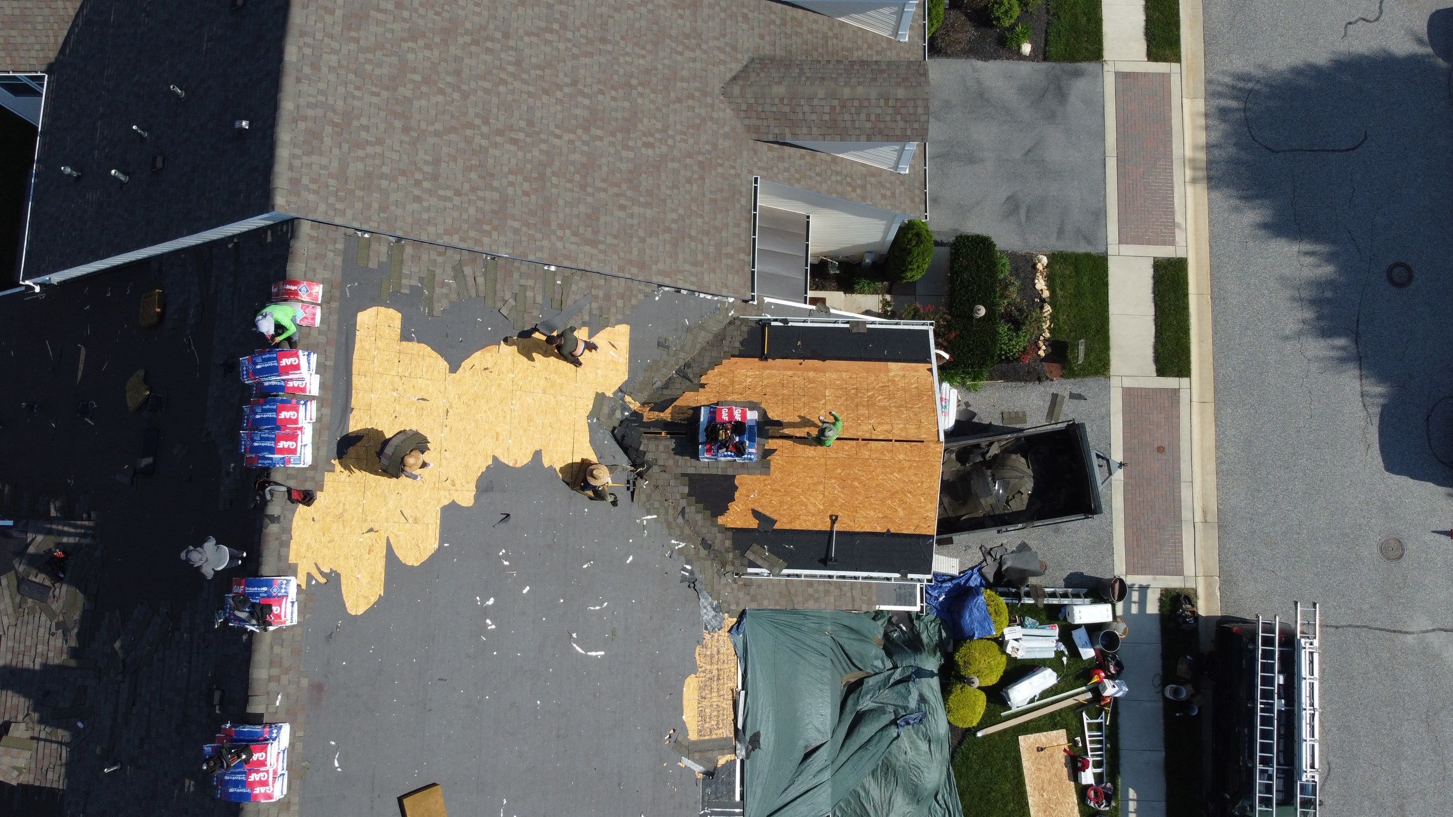 Residential Roofing Installation using GAF Timberline HDZ by Matter Roofing & Construction