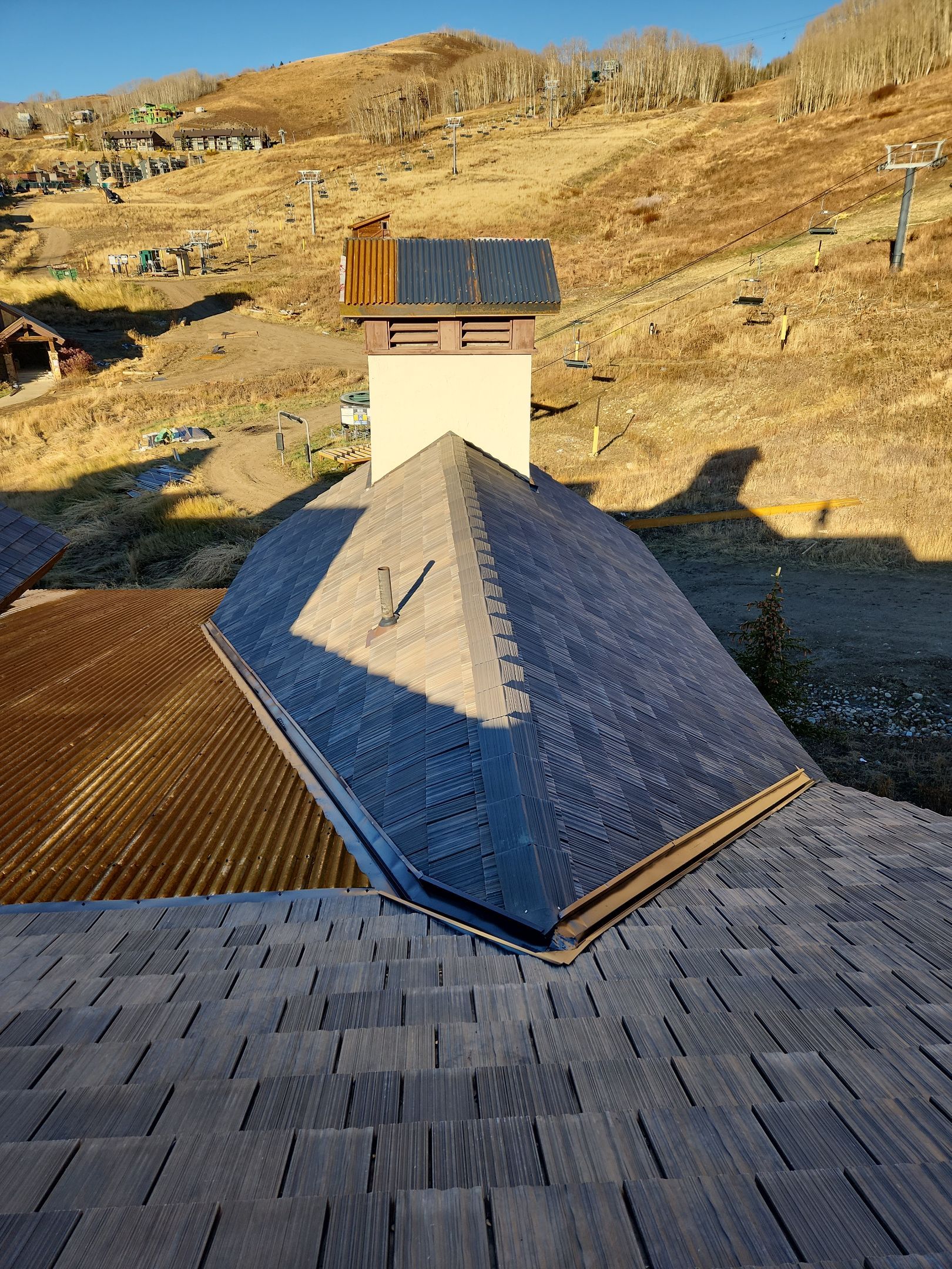 Ski Lodge Re-roof Project by White Castle Roofing