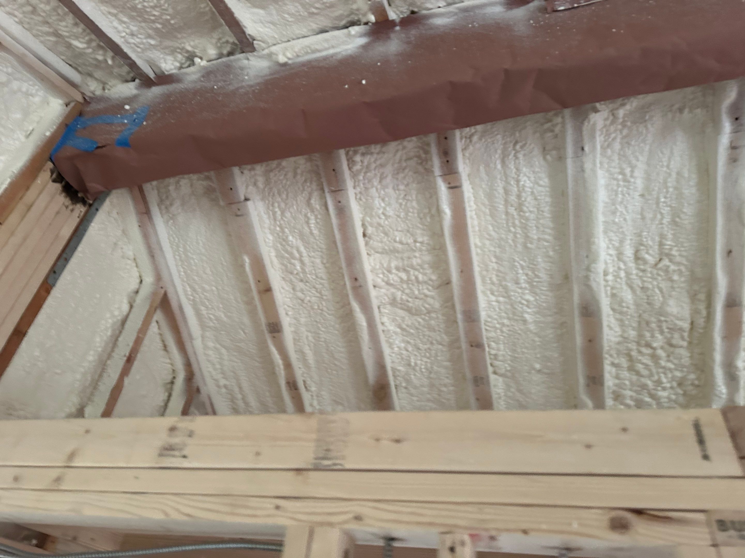 Attic Insulation using Closed Cell Spray Foam by NYS Foam & Energy
