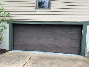 Exterior Entry Door and Garage Door Painting by Legendary Services Company LLC.