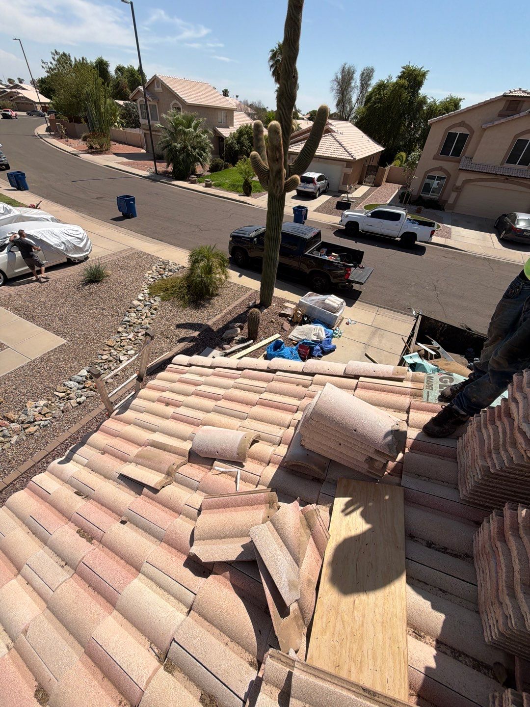 Project in Mesa, AZ by Saint Roofing