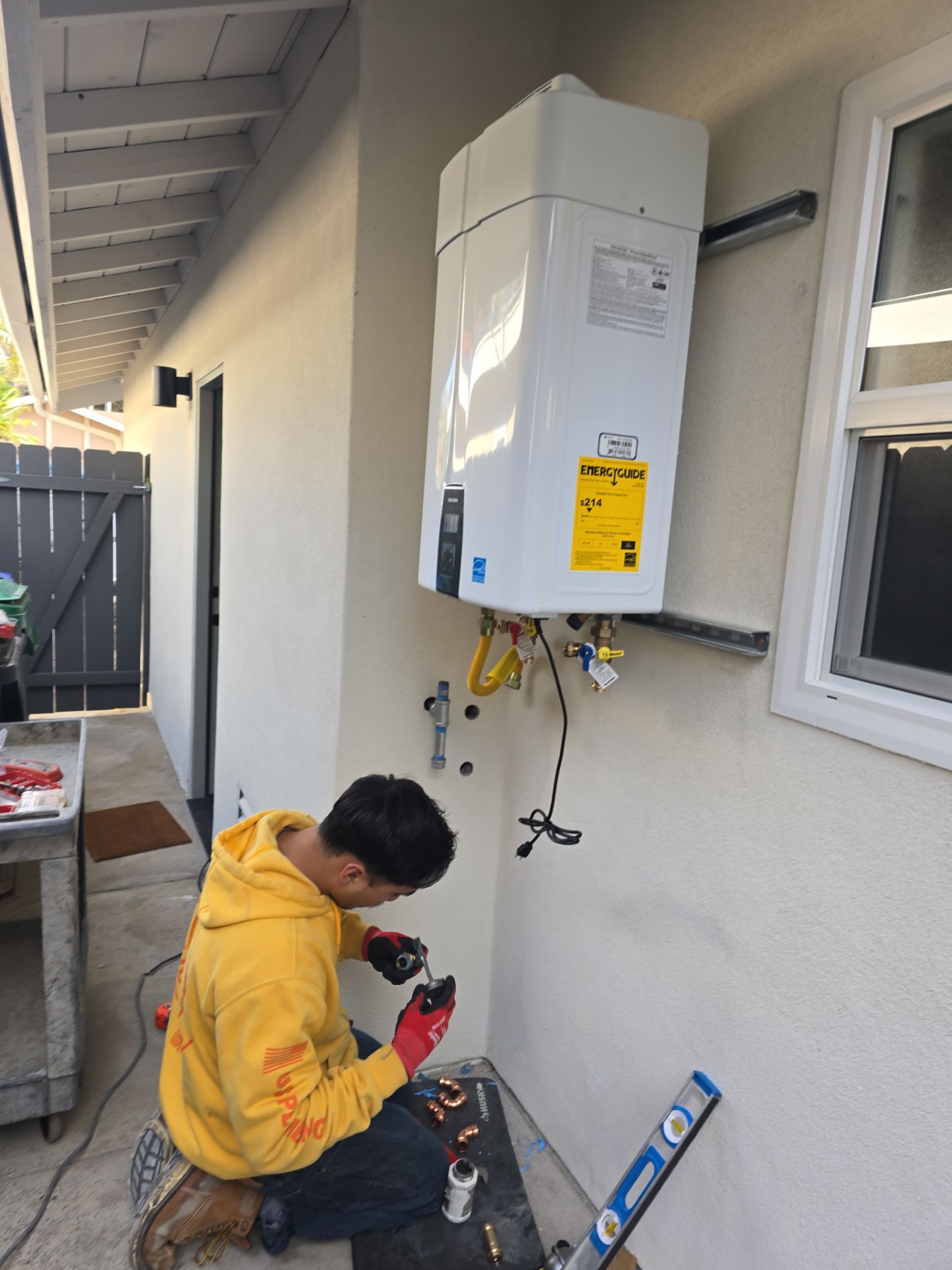 Tankless Water Heater Installation by Us Plumbing