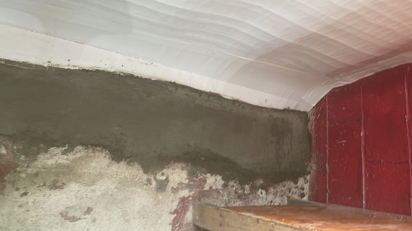 Interior Waterproofing with Steel Beam Reinforcement and Brick Tuckpointing by Toledo Basement Repair