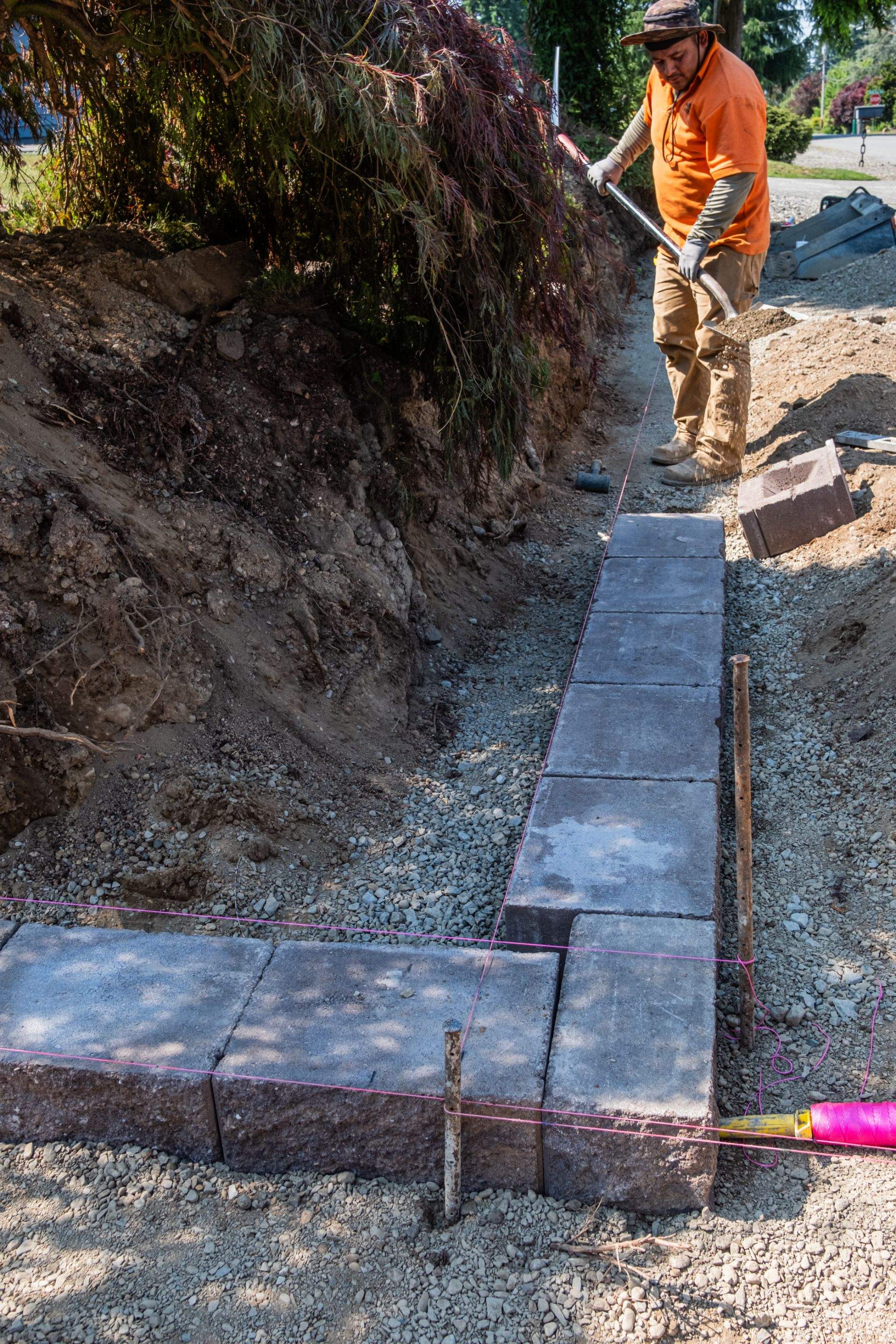 Justin | Retaining Wall, Landscape Project  by Jireh Asphalt & Concrete Inc 