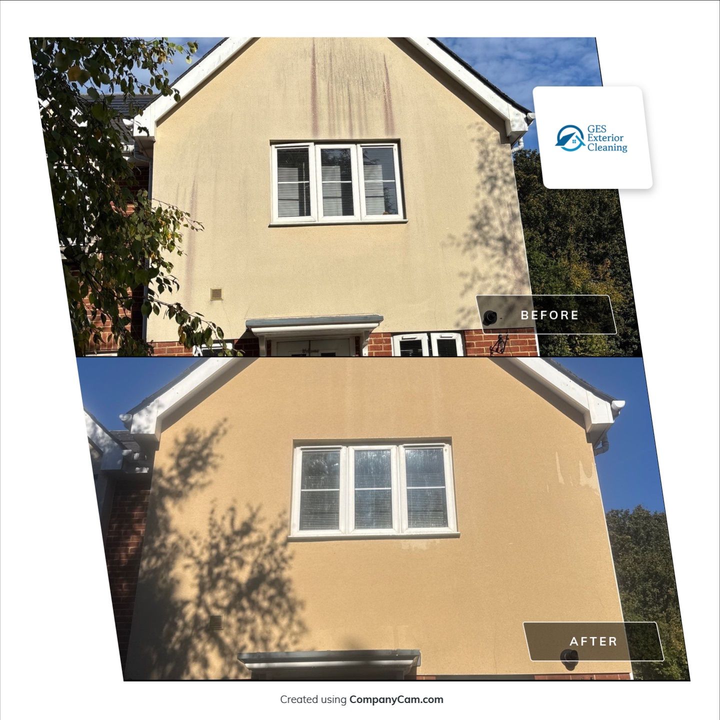Stucco Render Cleaning and Restoration for Residential Home in Tadworth