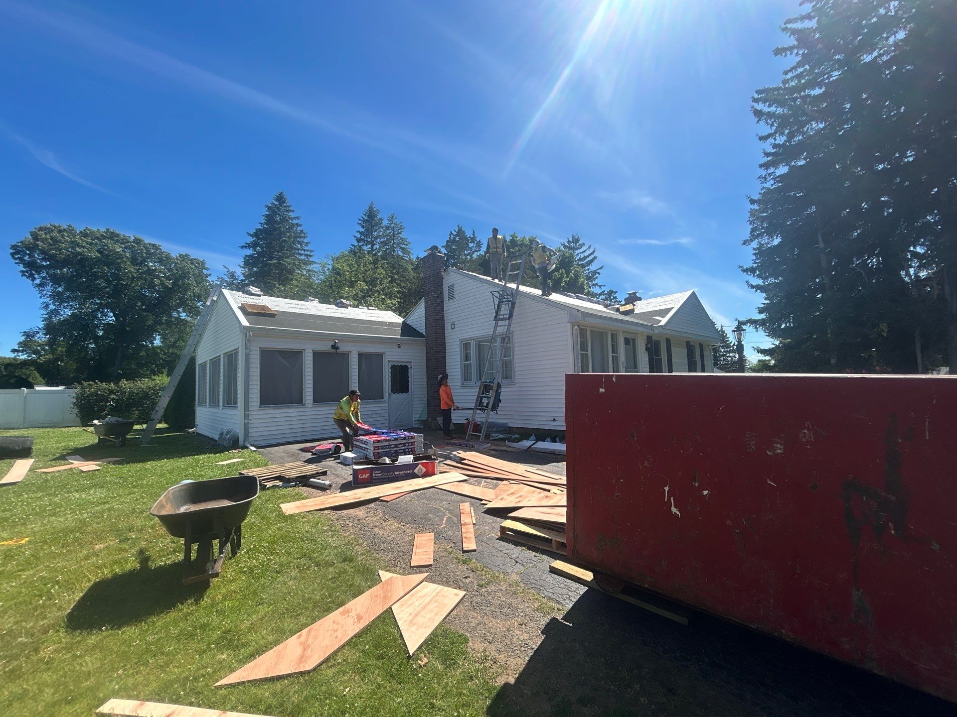 Project in Southington, CT by Elitex Roofing