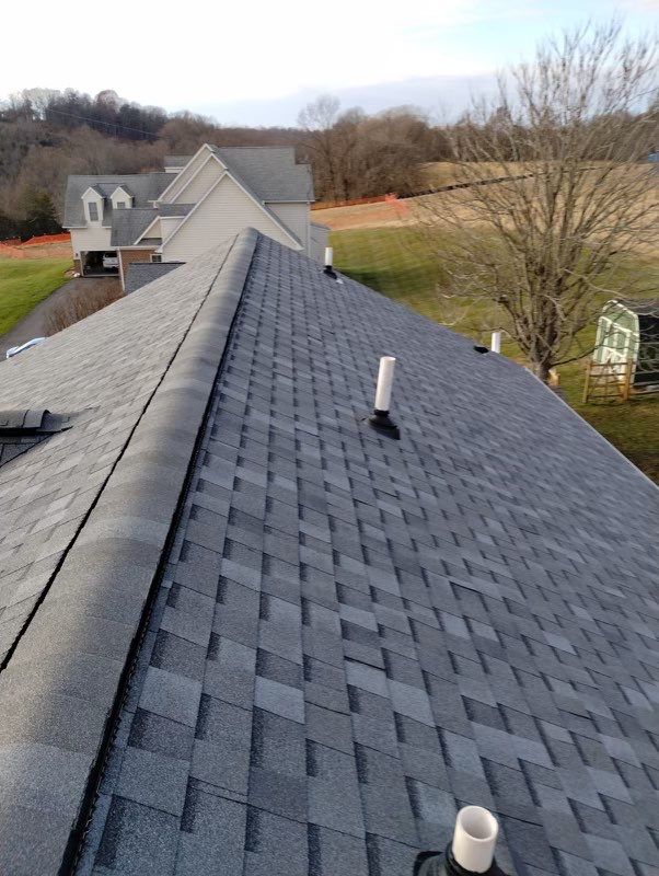 Residential Roofing Installation using Atlas Pinnacle Pristine Coastal Granite Architectural Shingles by Frederick Roof Repair