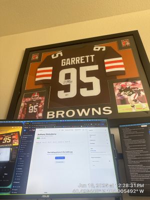 Custom Home Office Workstation and Memorabilia Installation in Windsor
