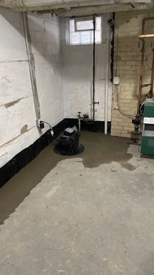 Interior Drain Tile & Wall Drainage in Northeast Minneapolis