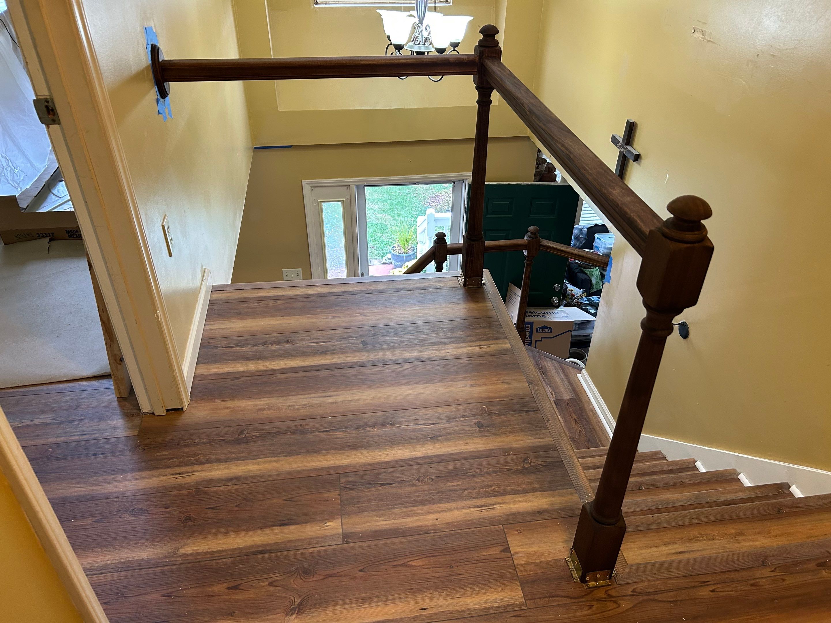 Staircase Remodel by Wolf Hills Restoration