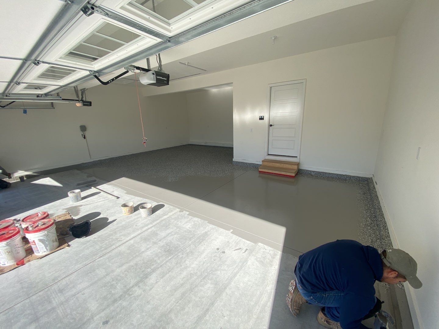 Garage Floor - Domino by Select Painting, Coatings & Garage Cabinets