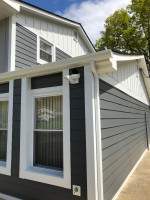 Siding Installation using JH Batten Smooth and JH Select Cedarmill Eased Edge by ExteriorPros