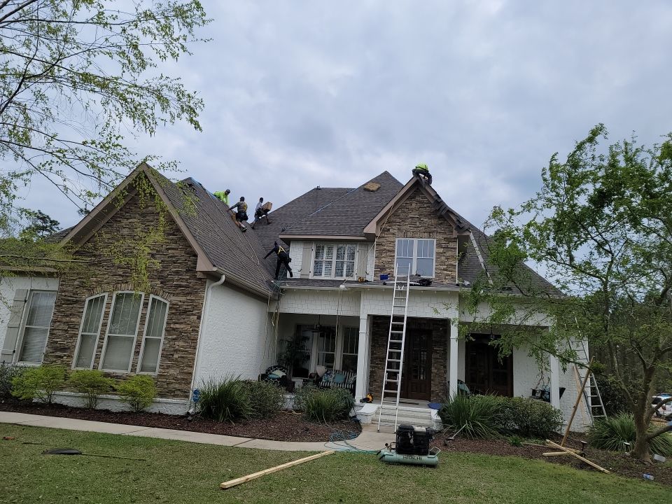 Residential Roofing Installation using Roof Replacement by American Roofing & Construction LLC