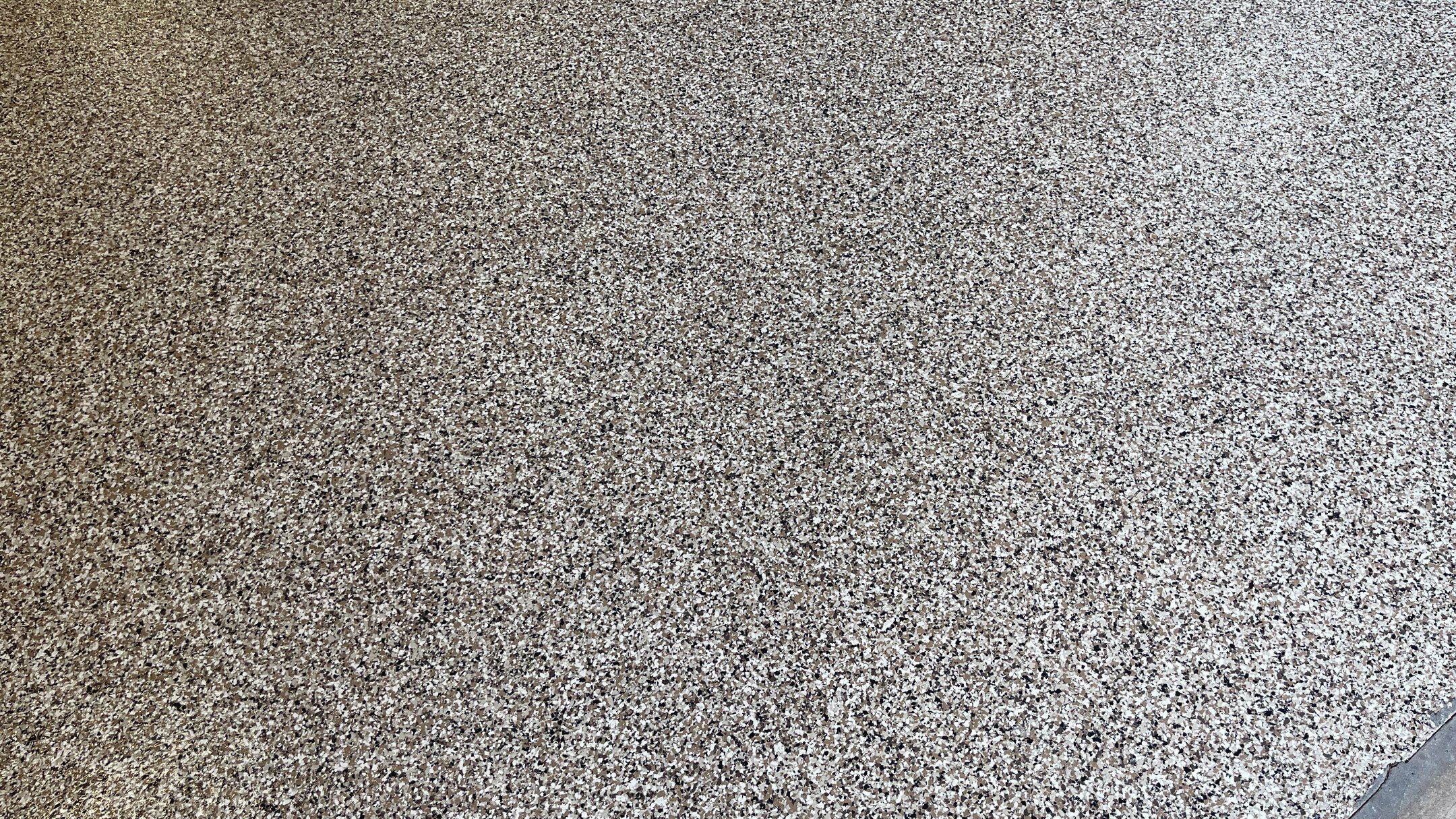 Curt E. gets a new garage floor!  by Banner Garage