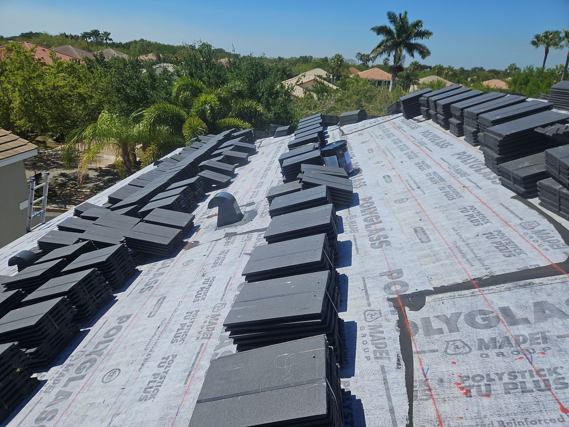 Residential Roofing Installation using WestLake Roofing Tile by BLUES BROTHERS ROOFING