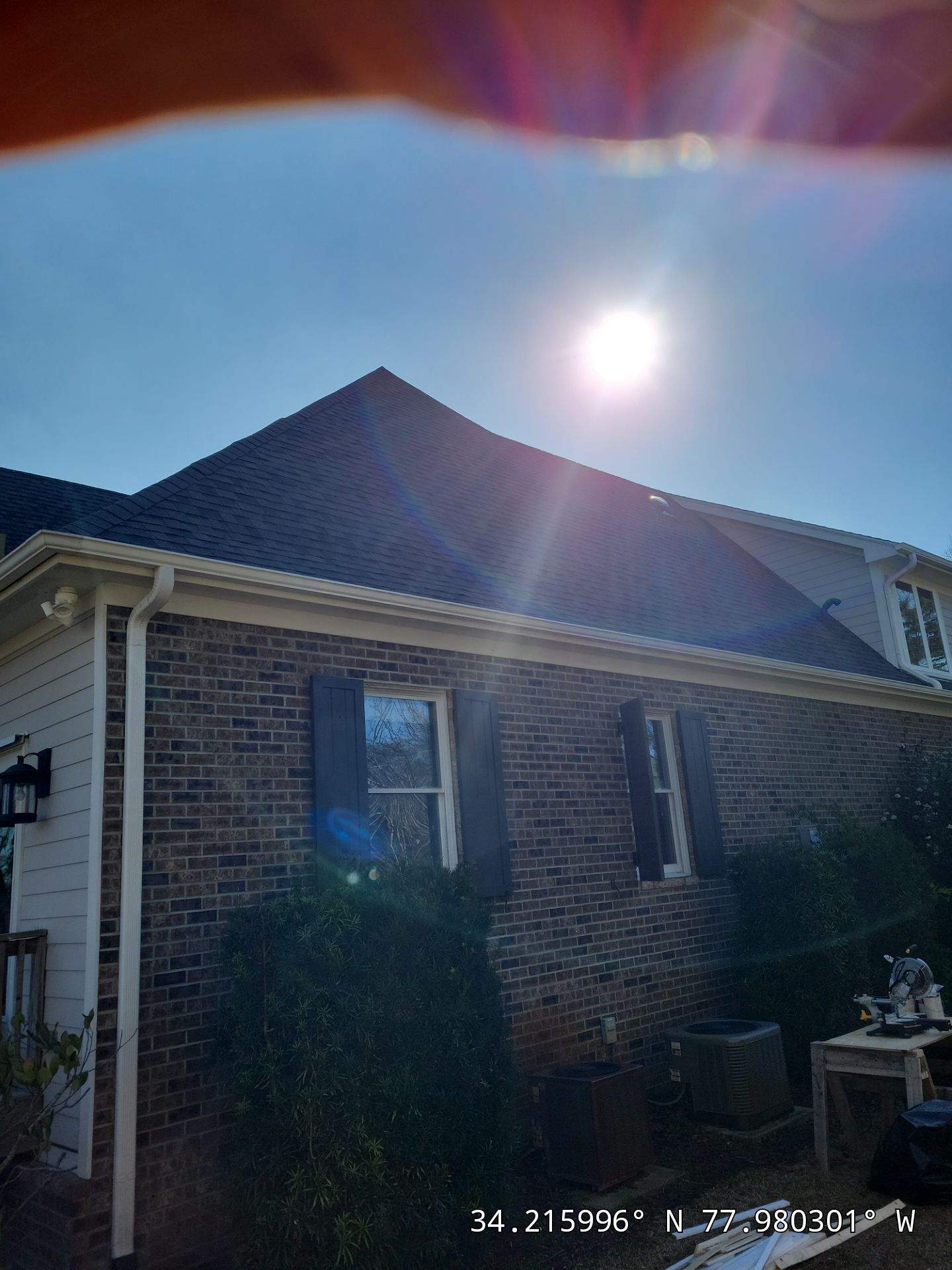 Insurance Claim Storm Damage Restoration with Skylight Replacement in Leland, NC by RGR Construction and Roofing, LLC