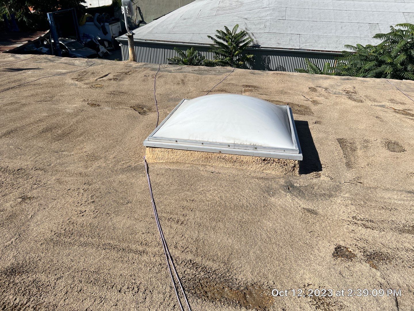 Foam Refurbish using Conklin Benchmark/PUMA XL coatings and spray foam by Straight Edge Roofing Inc