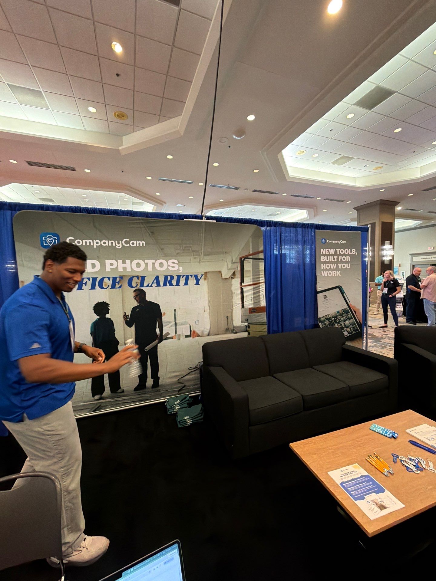 Commercial Exhibit and Branded Booth Installation in Dallas by CompanyCam Sales Demo