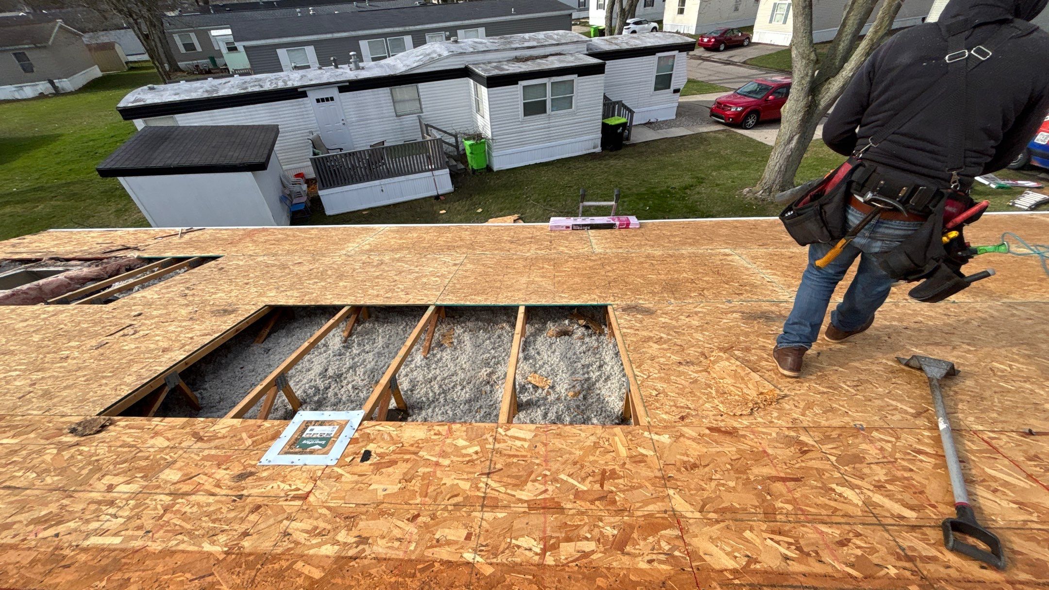 Roof Replacement using Owens Corning Sierra Gray by 180 Contractors
