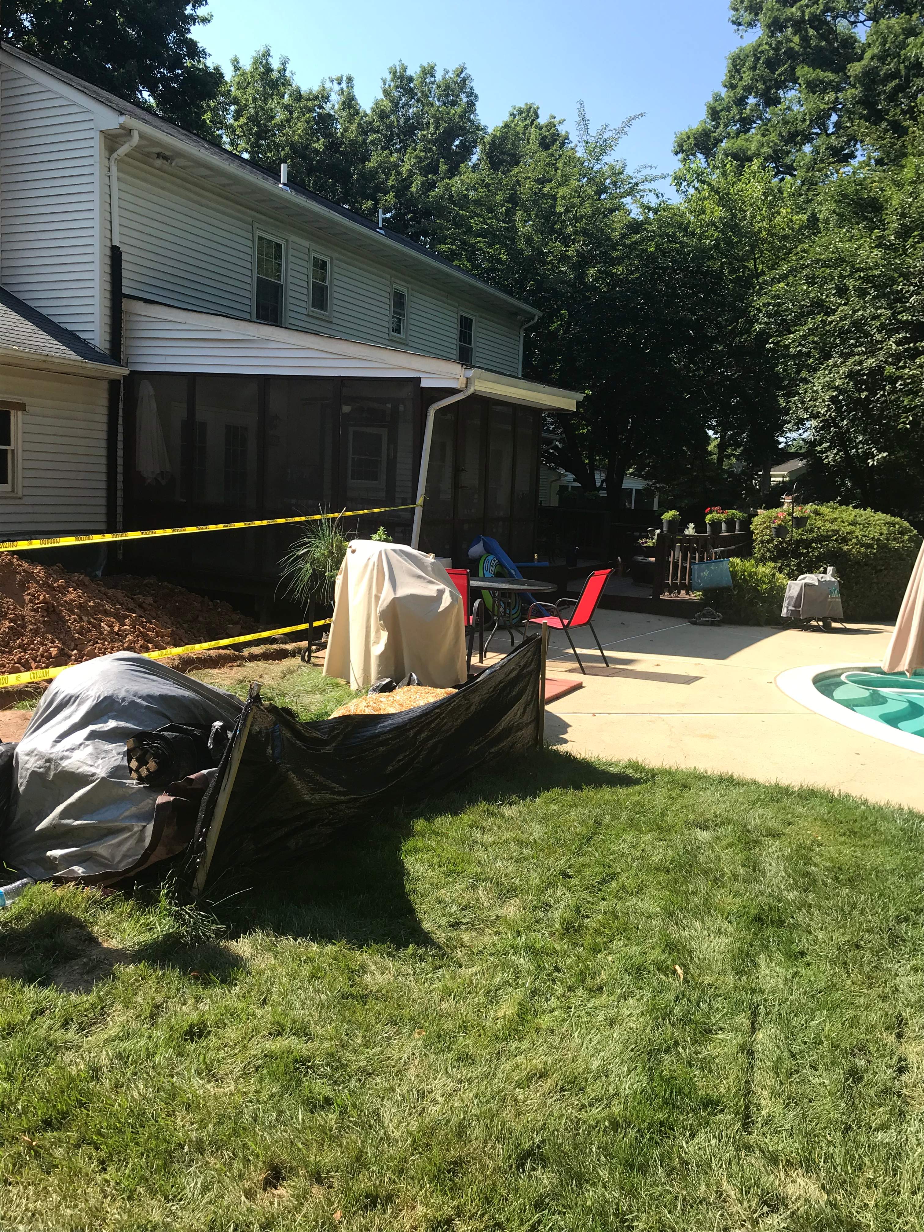 laundry and Cabana bath addition, Vienna, VA by Fairfax Contractors, LLC