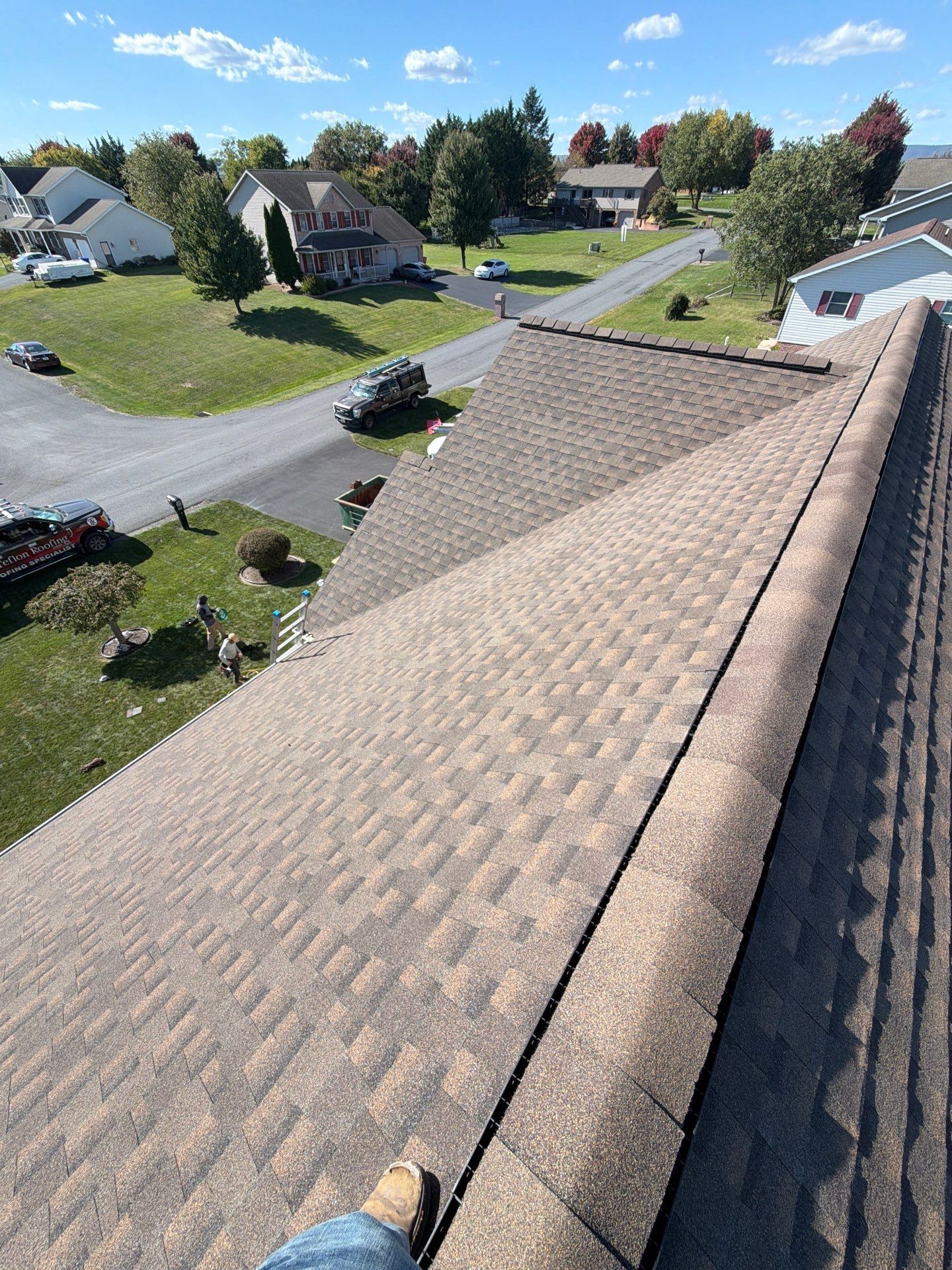 Residential Roof Installation Featuring GAF Timberline HD Shingles in Chambersburg by Teflon Roofing