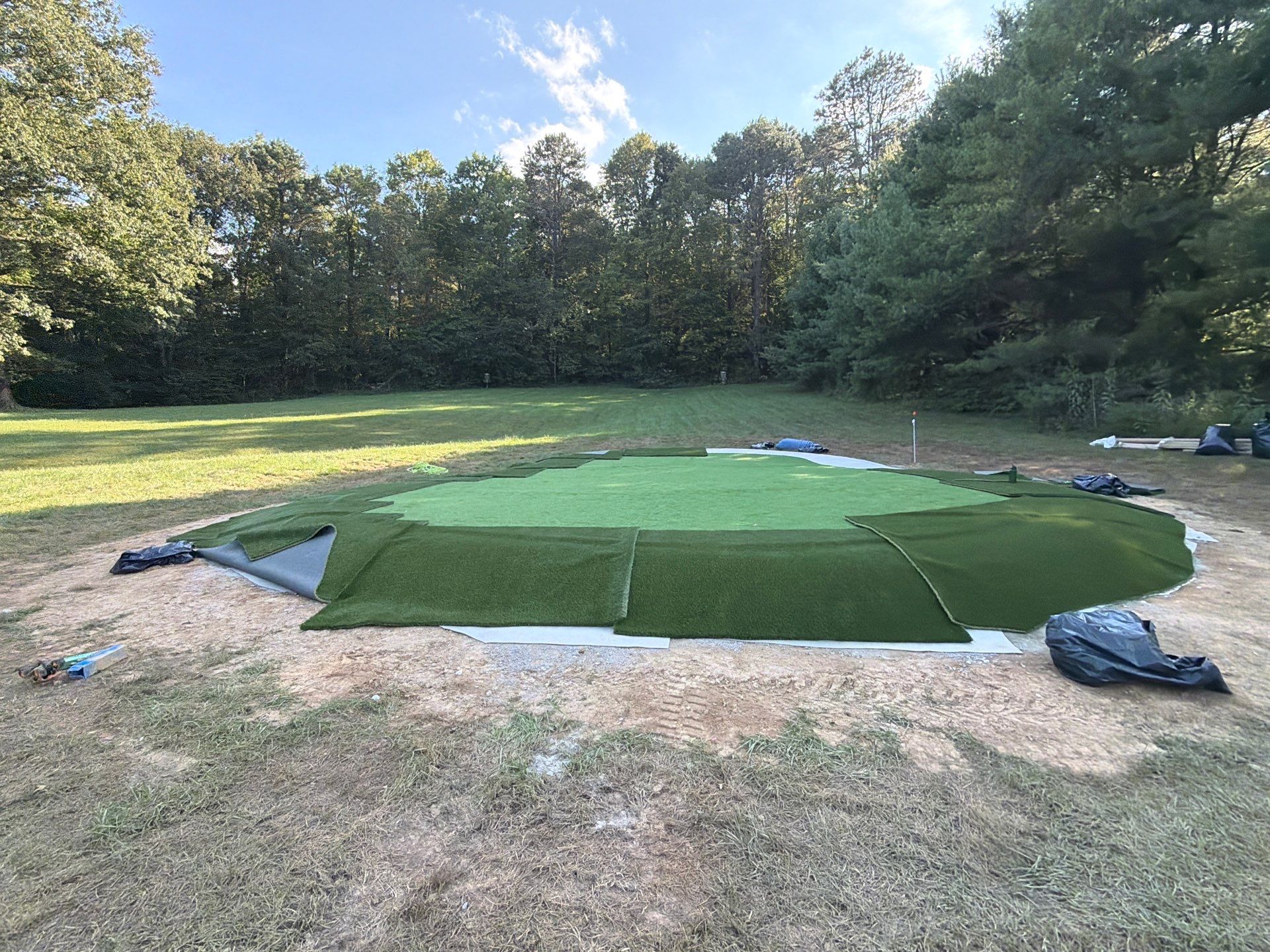 Airbnb Custom Green Install by Hocking Hills by Southwest Greens Midwest