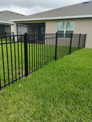 Aluminum Fence in Cove at West Port