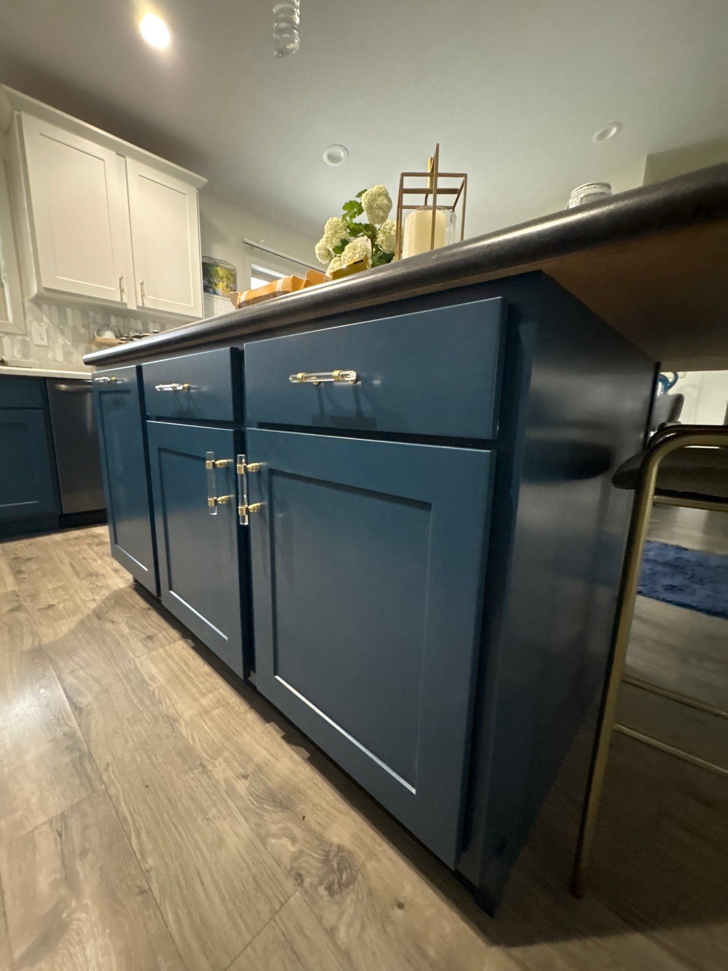 Harrisburg Interior Painting and Two-Tone Kitchen Cabinet Refinishing by Select Painting, Coatings & Garage Cabinets