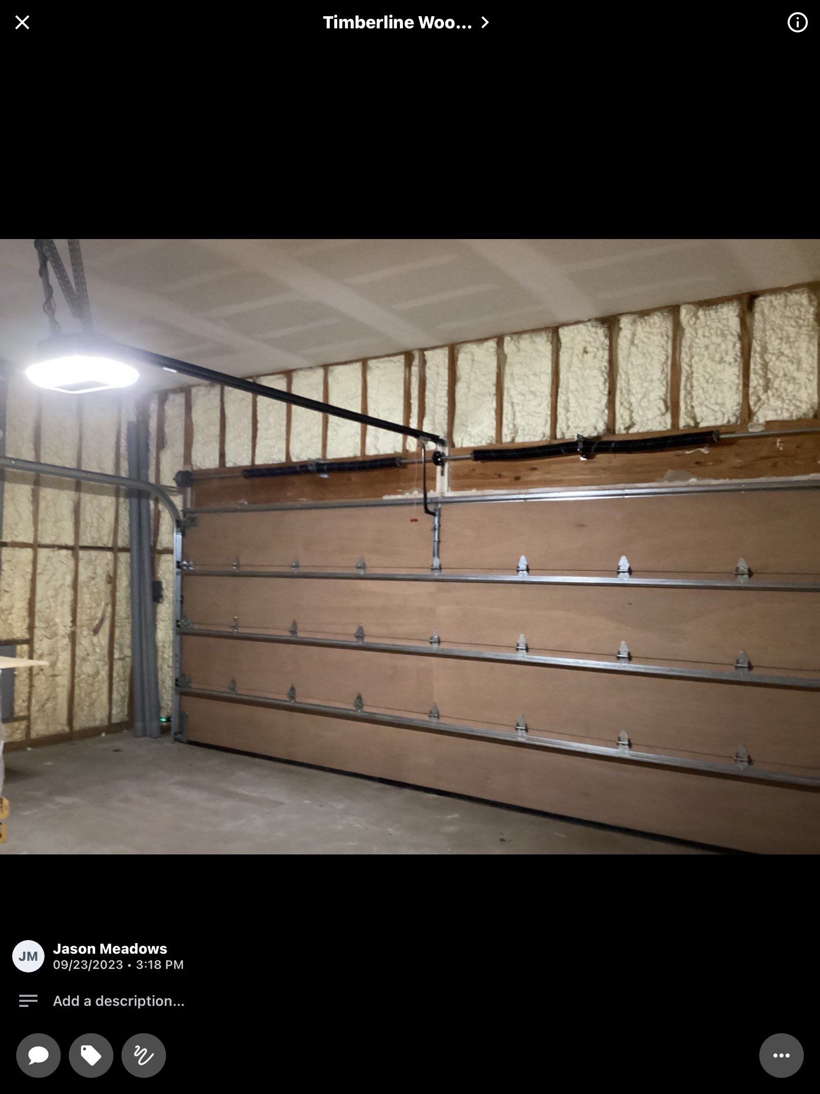 New Garage Door using Timberlane Wood Garage Door + LiftMaster Heavy Duty Opener by Meadows Garage Doors